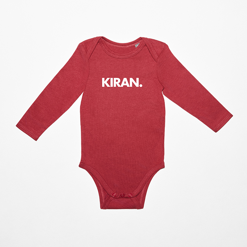 LINDA. Baby romper rood - Afbeelding 3